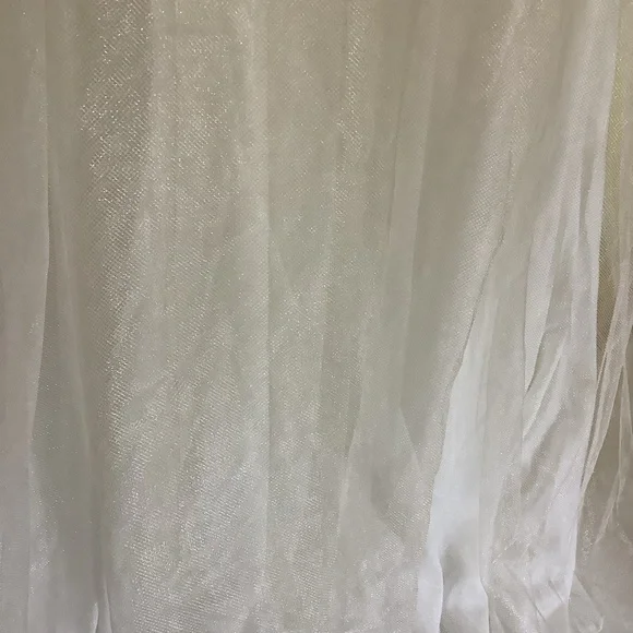 NEW White Floral Formal Gown - Picture 6 of 10